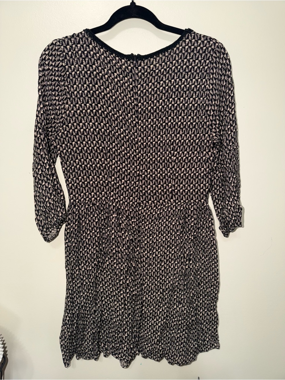 Skies Are Blue Black Lace Overlay Dress - Picture 6 of 8